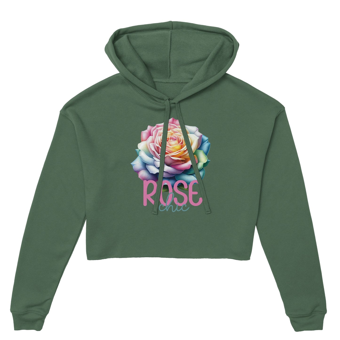 Women's Cropped Hoodie | ROSE chic design